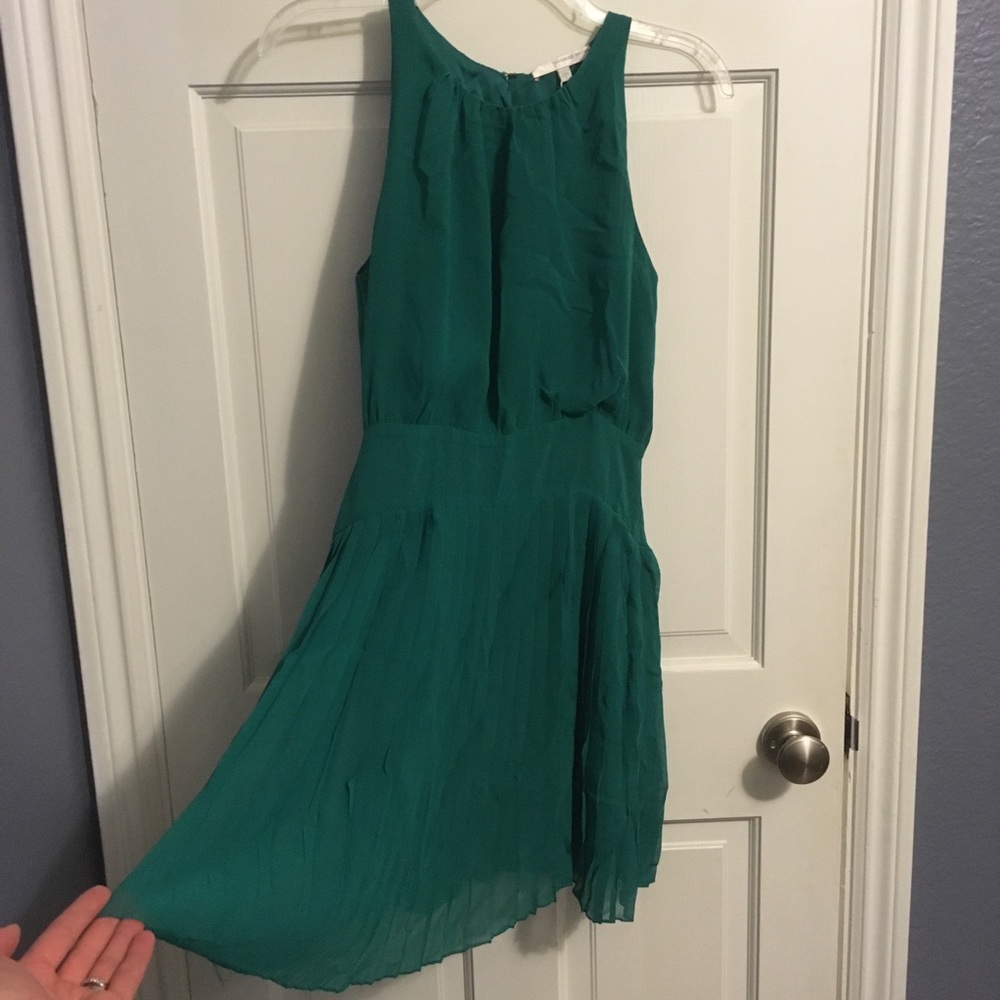 Lavender Brown green dress. NWT